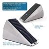 Stainless Steel Door Stop Wedge Non-slip Floor Doorstop Sturdy Spring Door Stopper  Floor Protector
