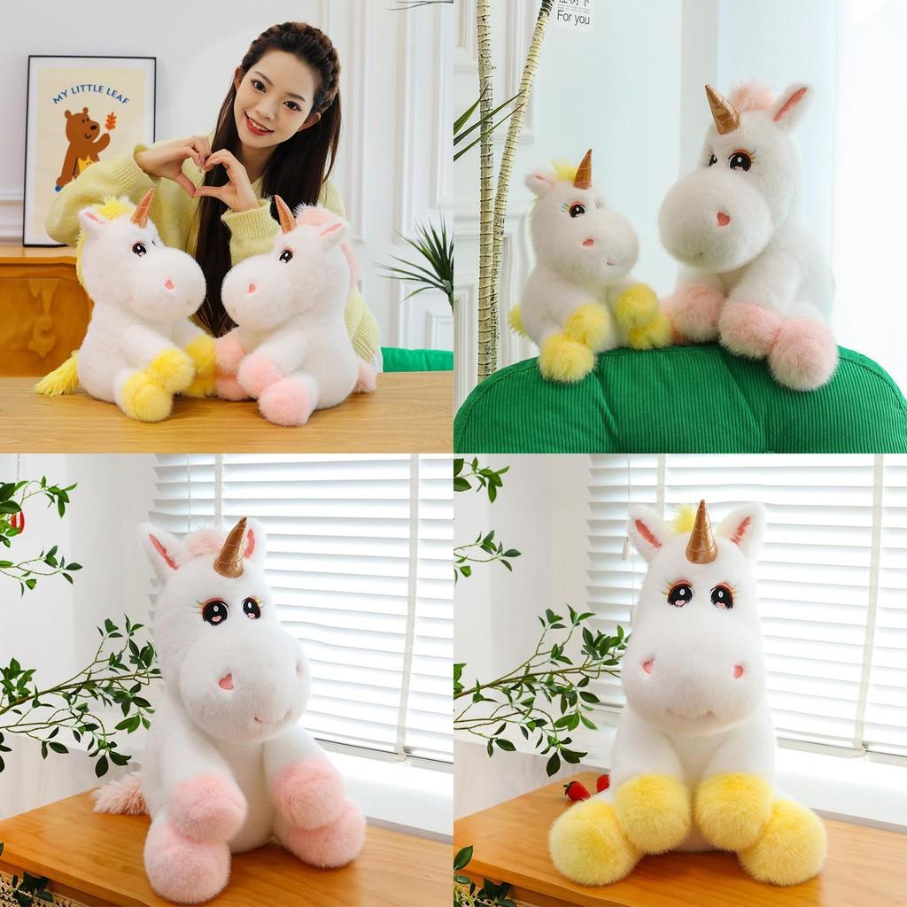 Plush Toy Unicorn Animal Stuffed Doll Cartoon Bedroom Decoration Gifts Kids