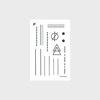 Line Tattoo Stickers