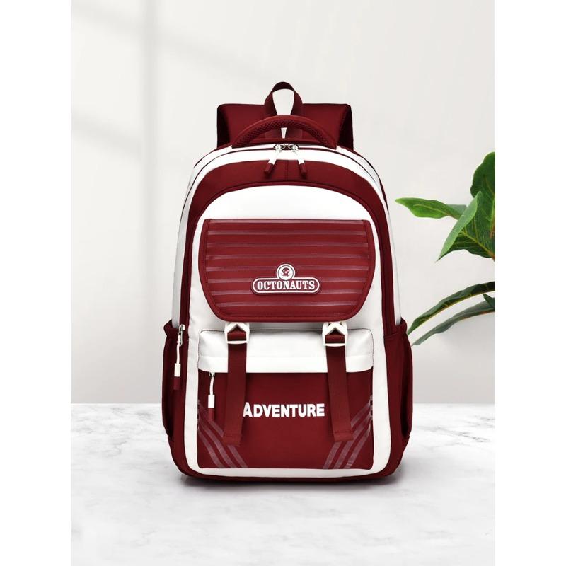 

Дитячий шкільний рюкзак для старших класів для учениць п ятого та шостого класів, рюкзак для учнів середньої школи, рюкзак для учнів початкової школи червоний