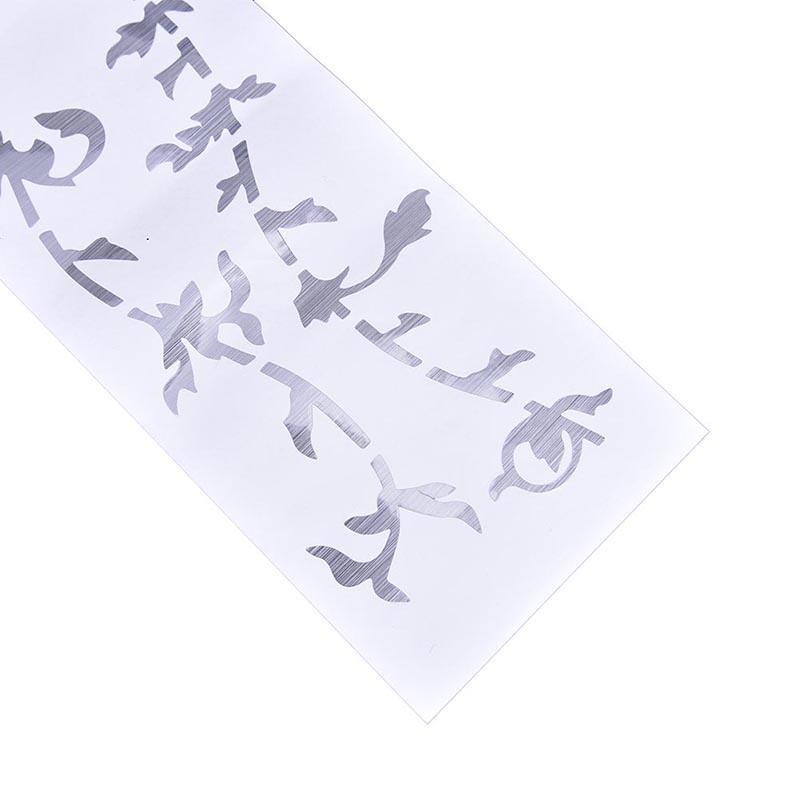 1Pc Diy Tree Of Life Guitar Or Bass Fretboard Inlay Sticker Silver Color