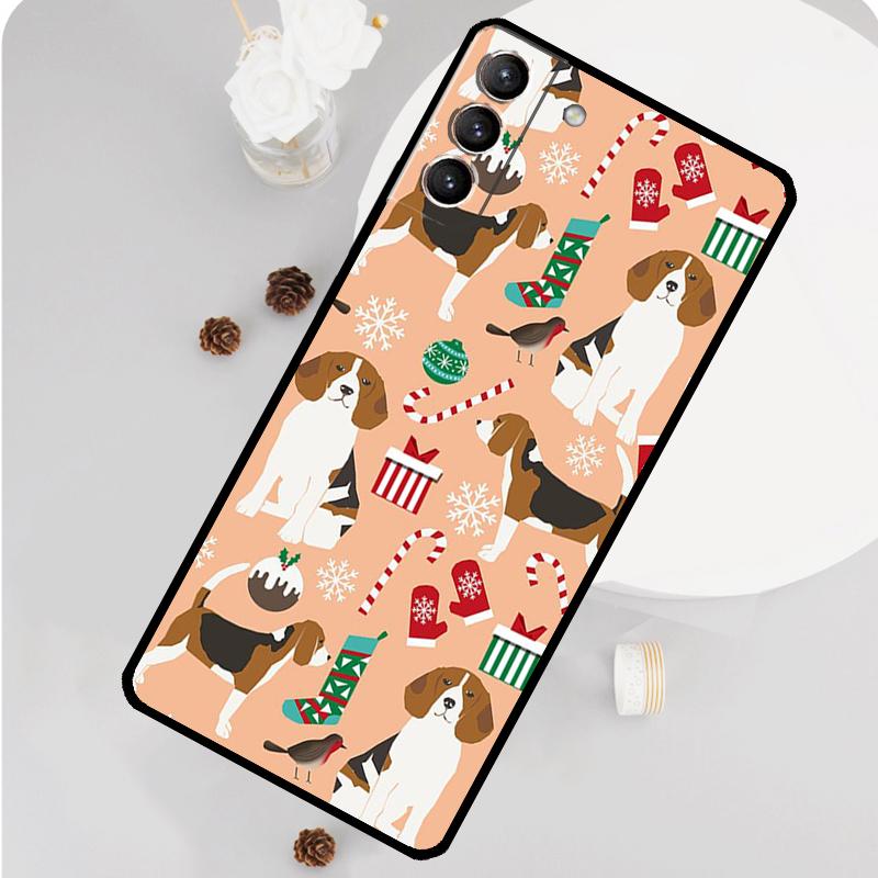 Σκύλος Μπίγκλ Χαριτωμένη Κινούμενη Θήκη Τηλεφώνου Για Samsung Galaxy S26 S25 S24 S20 S21 S22 S23 Ultra S10 Plus S25 FE Θήκη Κάλυμμα