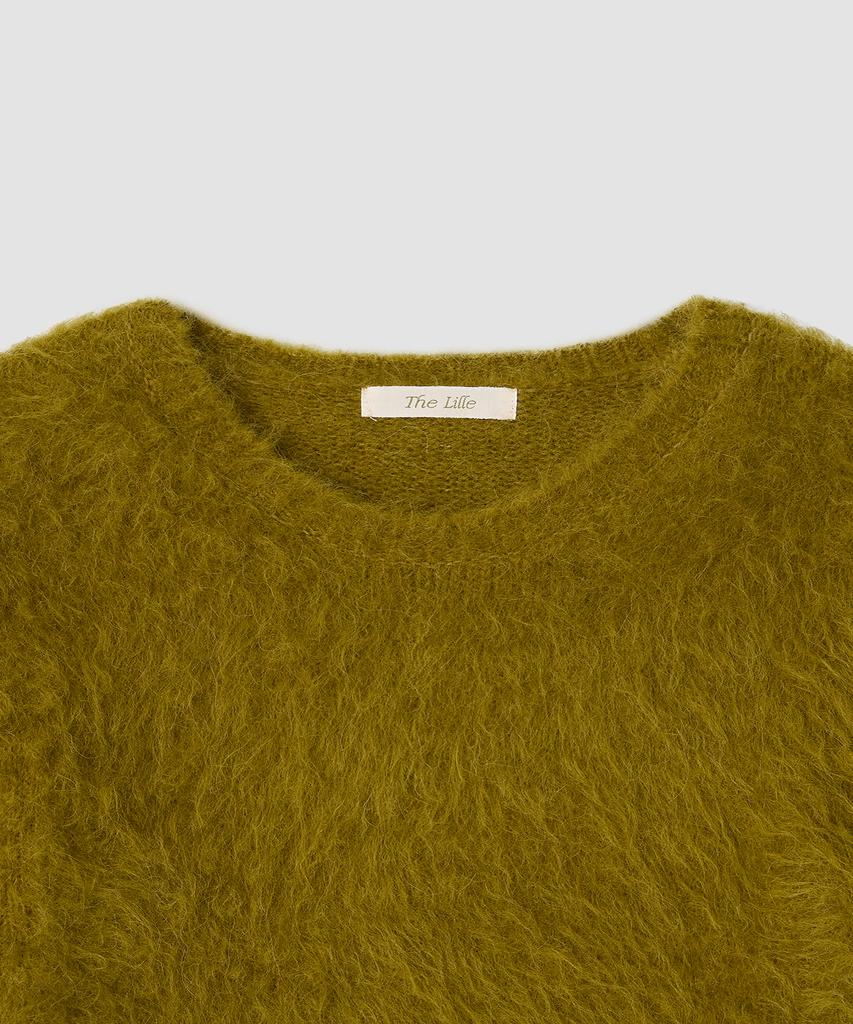 Deolil Lilly Brushed Knit Sweater_Olive
