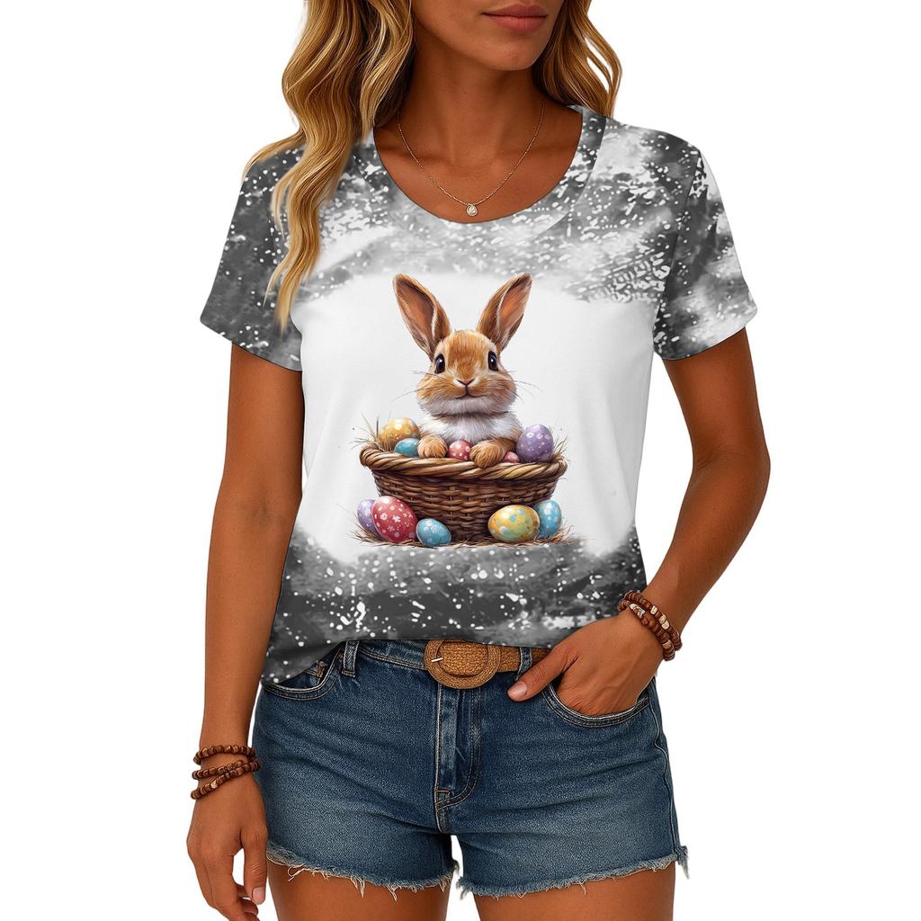 Women's T Shirt Tee Print Short Sleeve Daily Weekend Fashion Basic Regular Top  St. Patrick's Day