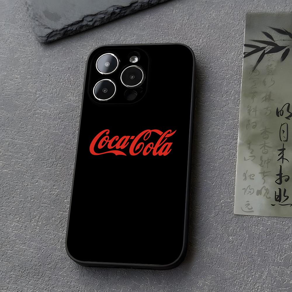 Hot C-Coca Drinks C-Cola Phone Case Funda For Iphone 13 17 16 11 15ProMax 14 12 Pro Xs Max Mini Xr X 7 8 6 6s Plus Covers