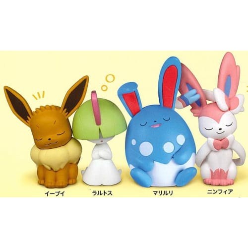 Shoulders Fig. Pokemon 6 All 4 Types Set (Full Complete) Gacha Gacha Capsule Toy