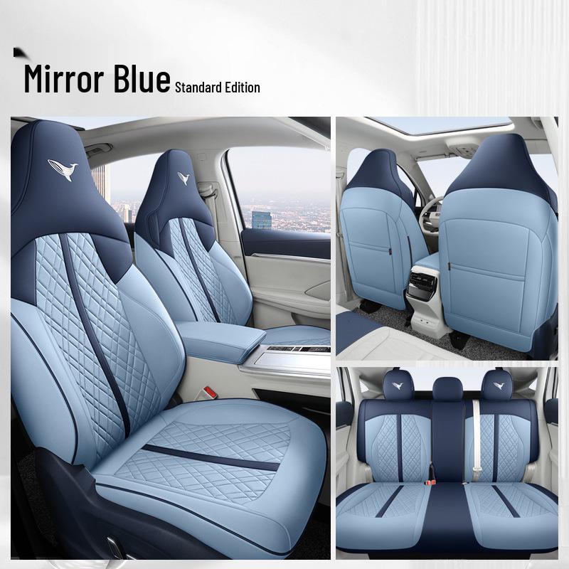 Roewe Whale Car Seat Cover: Leather, All-Season, Universal Fit, Full Wrap Set
