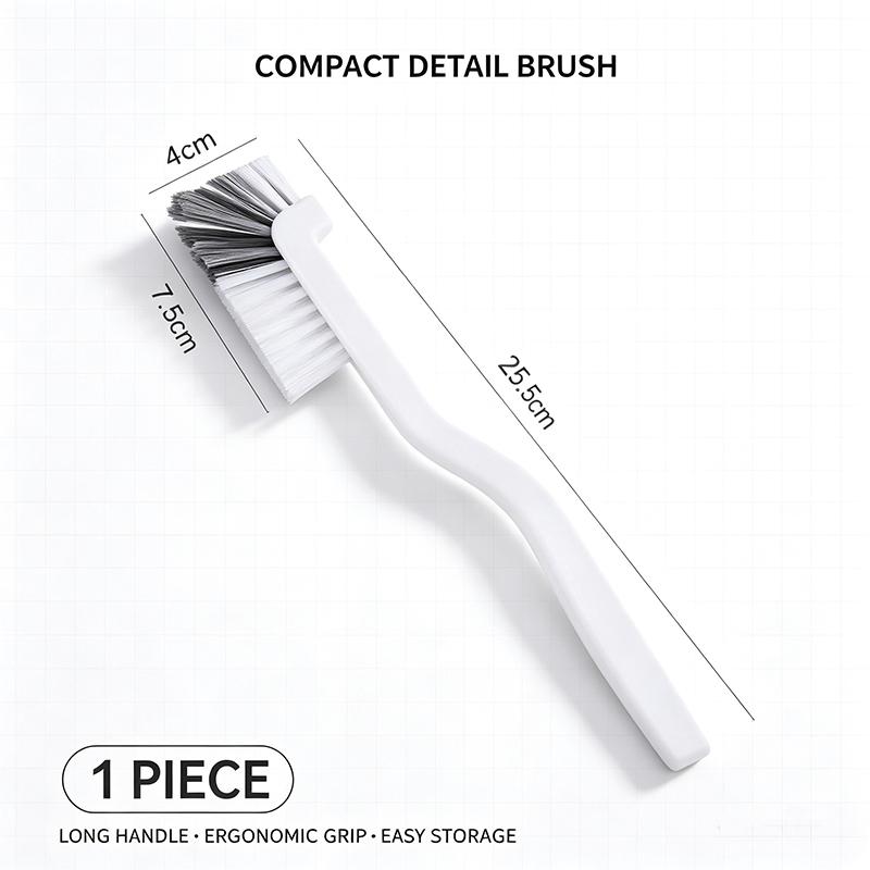 360° Japanese Cleaning Brush, Long Handle Elbow Design, Multi‑Functional Household Tool For Sink Cup Crevice Washing QJS004