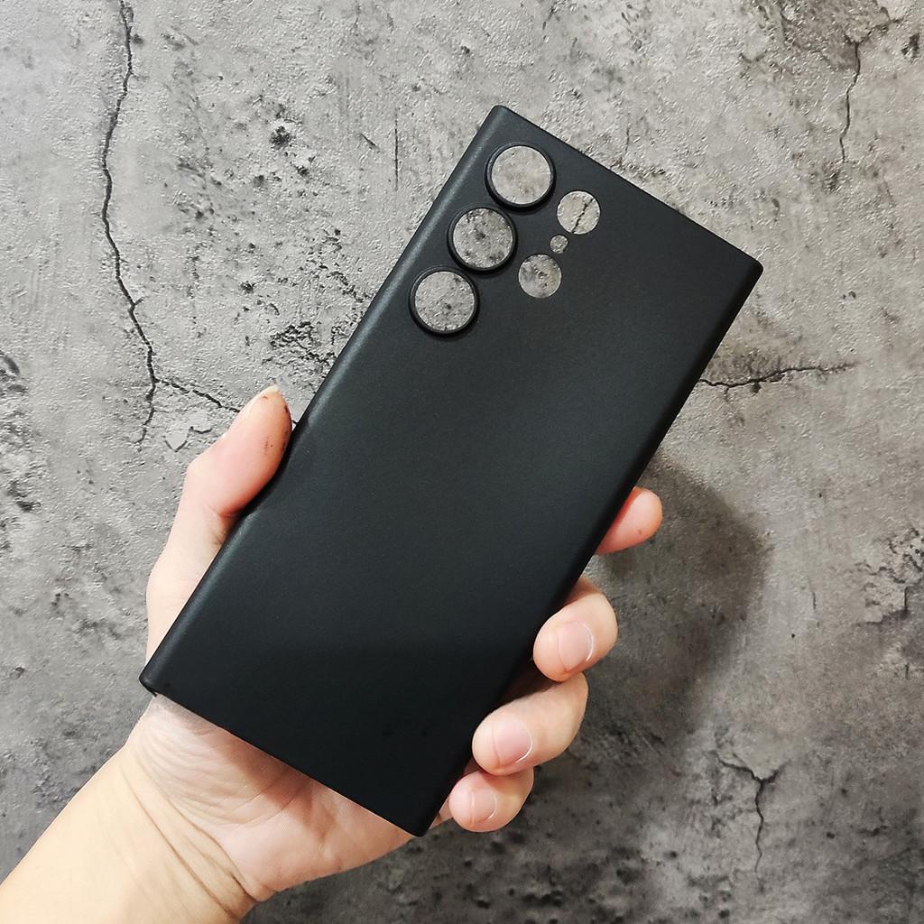 Samsung S24 Ultra 0.3mm Super Slim Micro Frosted Hard Phone Case for Samsung S23 Ultra Galaxy S24+ S24 Full Coverage Anti-Yellow Matte Cover