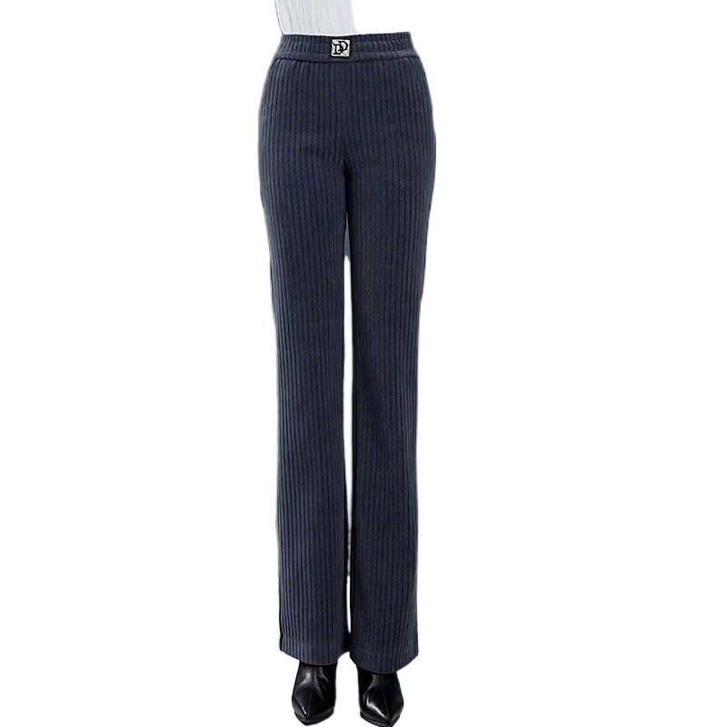 For Children, in Winter, Add A Thick and Long Pile Long Cotton Pant To Keep Warm in The Winter, and Wear A Pair of Chenille Wide-leg Pants Over It