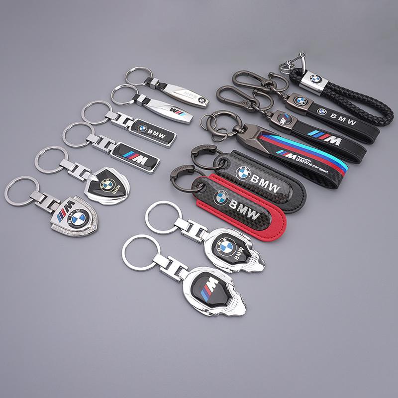 3D Metal Car Emblem Keyring Car Key Chain Accessories For BMW 50TH X1 X3 X5 X7 F10 F34 F07 X4 G32 G11 G20 F20 F10 1 3 5 Series zjvg31
