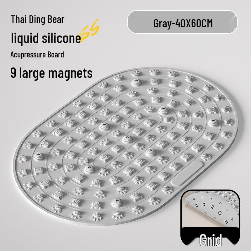 In-Stock Soft Silicone Acupressure Foot Sole Massage Mat for Indoor Use