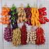 Farmhouse Hanging String Vegetables with Chili, Potato, Corn, Garlic & Peanut Model for Restaurant Courtyard Decor