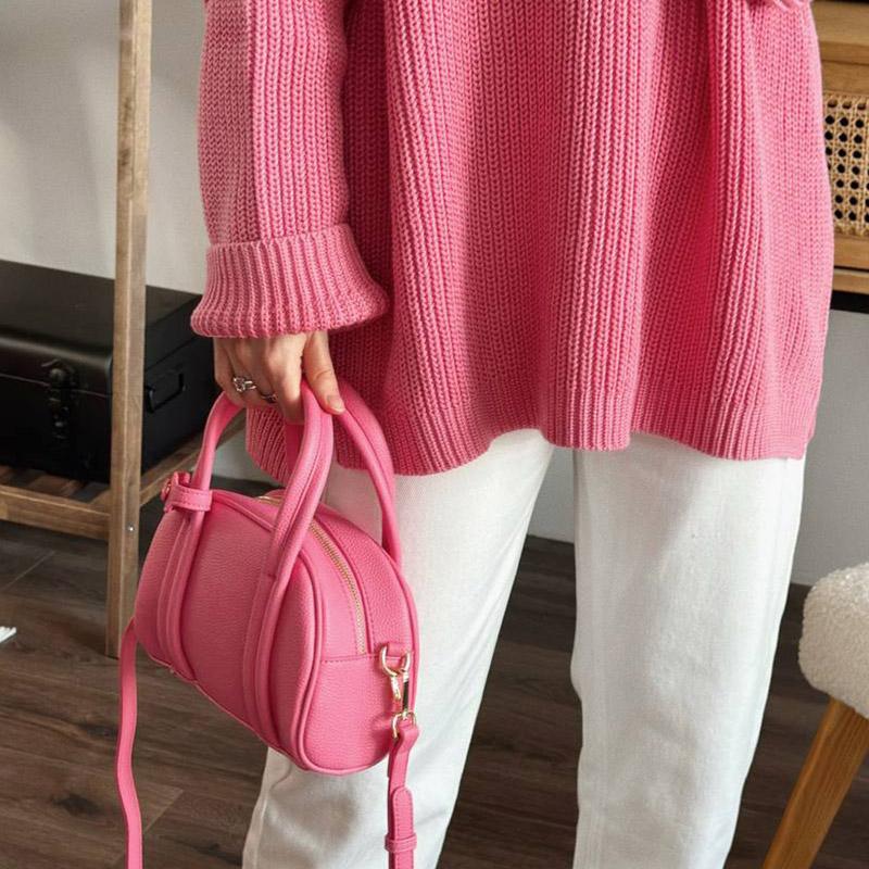 Высокие женские сумки-тоут в форме подушки — фото 5