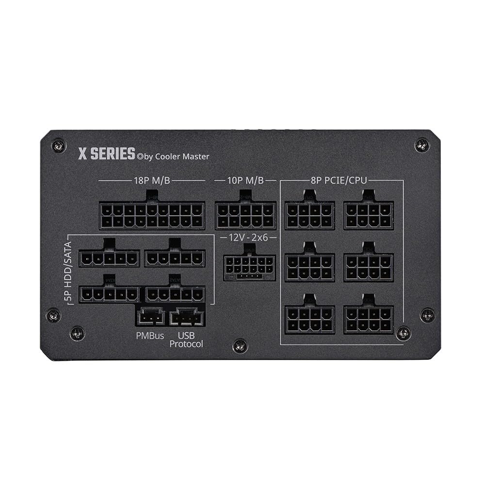 Cooler Master X Silent MAX Platinum 1300 with Mobius 80PLUS Platinum Certified Fan, [MPS-D001-AFAP-NBJP]