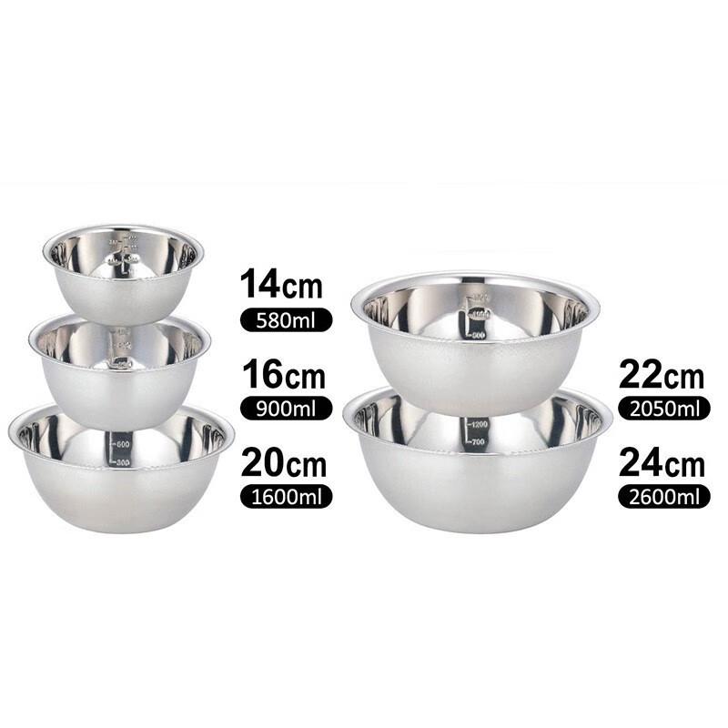 Suiyuan Stainless Steel Mixing Bowl Set