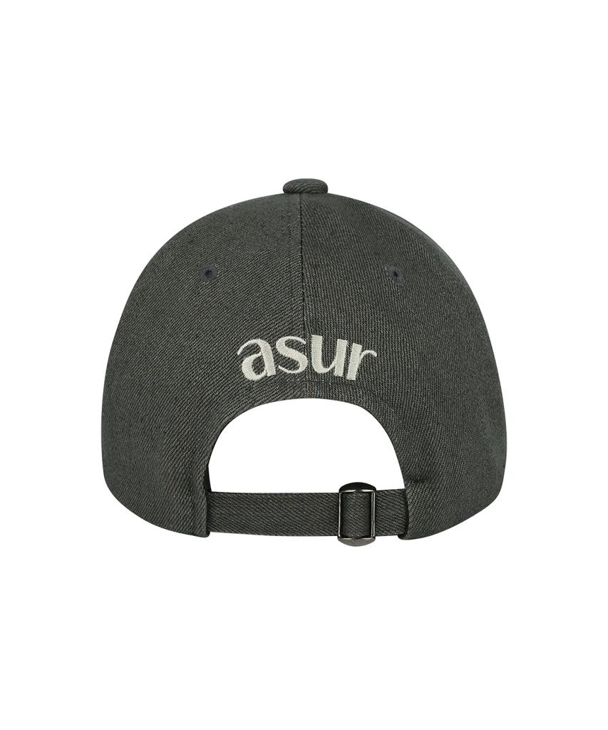 Aejeuyua Damaged Studded Ball Cap Khaki