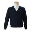 Tombo Gakuenfuku Washable School Jersey Size S to Japanese Size Sweater, Knit, Kids' Navy, (equivalent S) R8310-88