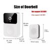 2.4 GHz Wi-Fi Wireless Video Doorbell with Camera, Two-Way Audio, Night Vision, Rechargeable Battery