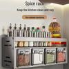 Yunshuang 3-Tier Countertop Kitchen Spice Rack with Seasoning Jars & Spoons