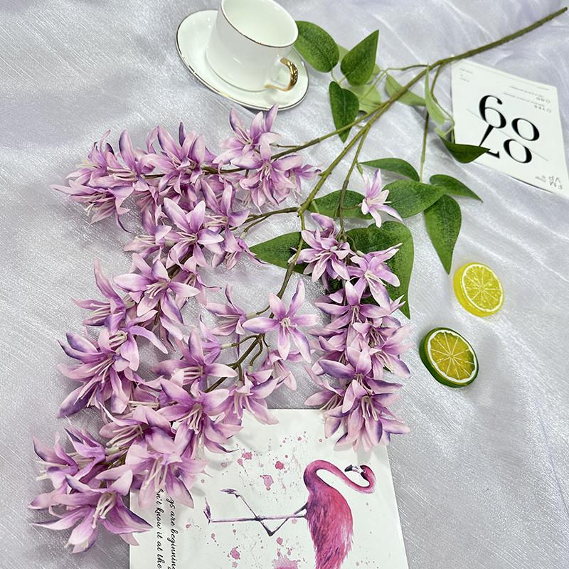 Wedding Silk Wisteria Decoration Flowers For Venue Ambiance And Shoots Photo