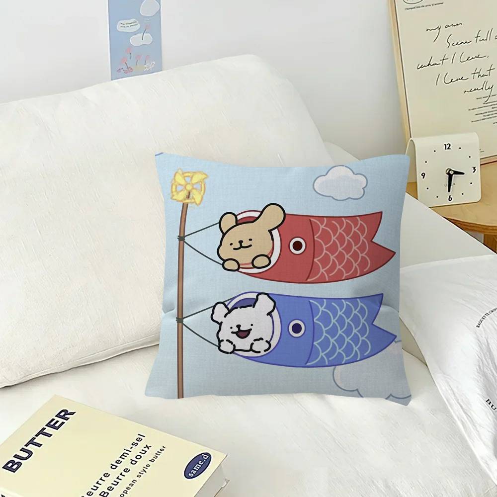 Cartoon Line Dog  Cushion Cover Decorative Pillow Sofa Home Decor case pillow cases