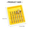 Nail Art Equipment Nail Bits for Nail Drills with Storage Case Travel Friendly Polish Removal for Milling Machines