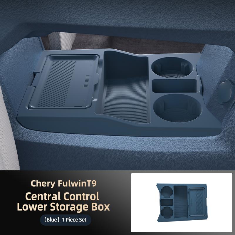 

Suitable for Chery Fengyun T9 Center Control Lower Storage Box Storage Box Storage Car Supplies Interior Restoration Accessories