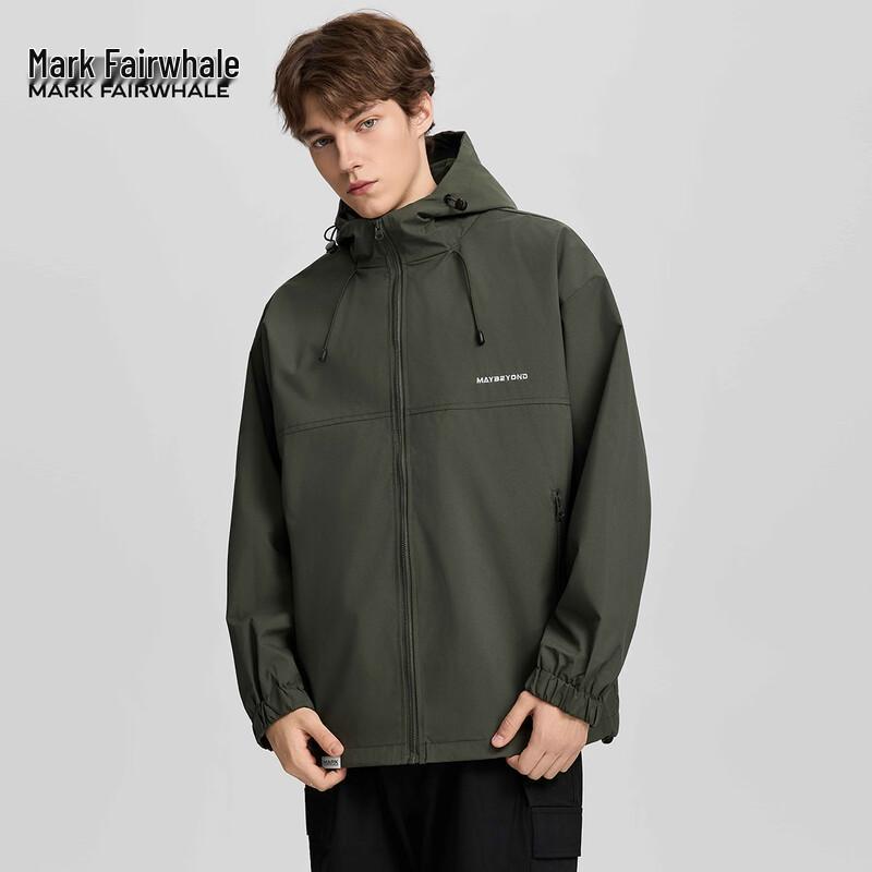 Mark Fairwhale Men's Hooded Casual Jacket