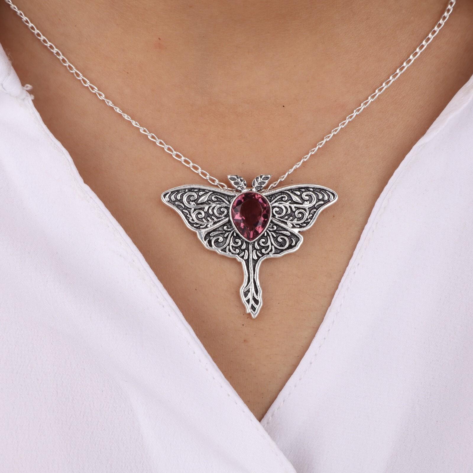 

Rhodolite Gemstone 925 Sterling Silver Women Jewelry Pendant 1.2 Gift For Her CP-31-4