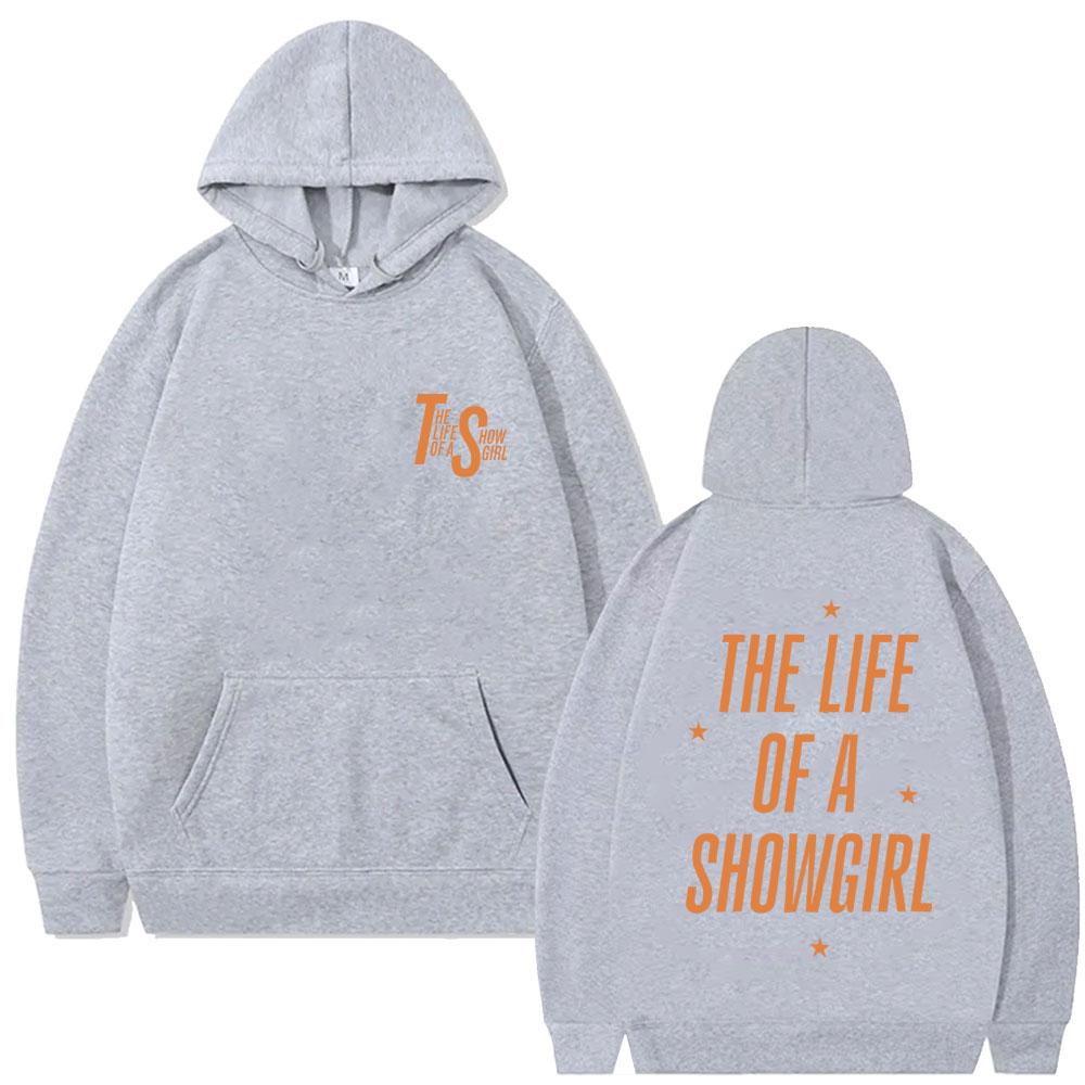 The Life of A Showgirl Album Merch Hoodie Men Women Fashion Oversized Pullover Unisex Vintage Casual Fleece Sweatshirt