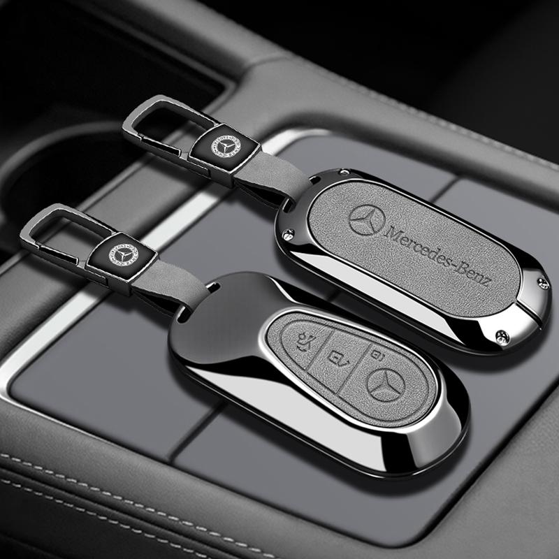 FSUO7 Car Remote Key Case Cover Shell For Mercedes Benz C E S Class GLC W206 W223 W214 E300 C260 C300 S450 S500 Keychain Accessories