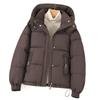 Women's Down Cotton Jacket Short Style New Korean Version Hooded Thickened Cotton Coat for Petite Women Winter Cotton Outerwear
