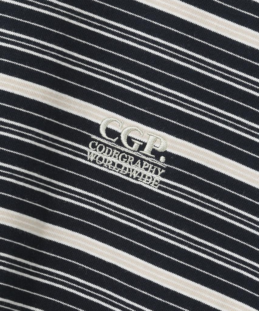 CGP Multi-Stripe Short-Sleeve T-Shirt - Dark Navy