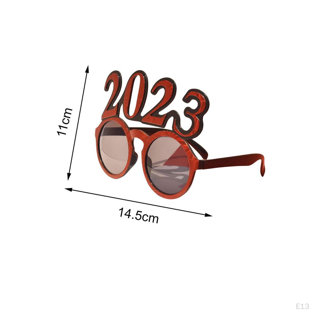 Funny Glasses,Eve Party Supplies Decorations Photo Prop,New Years Glasses for Celebration