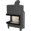 Steel fireplace KRATKI MBO left 15 kW Ø 200 self closing door