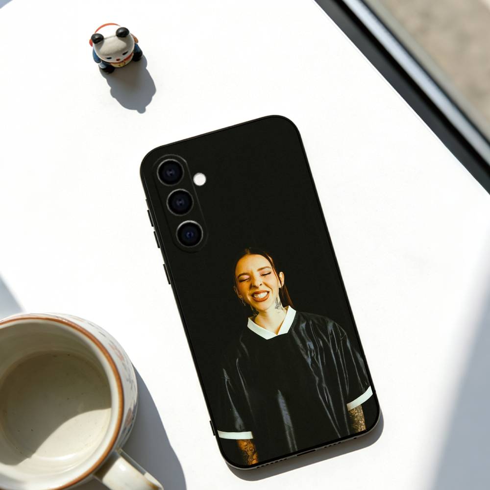 Young Miko Singer Phone Case Soft Black For Samsung Galaxy A73,A72,A71,A70,A53,A52,A51