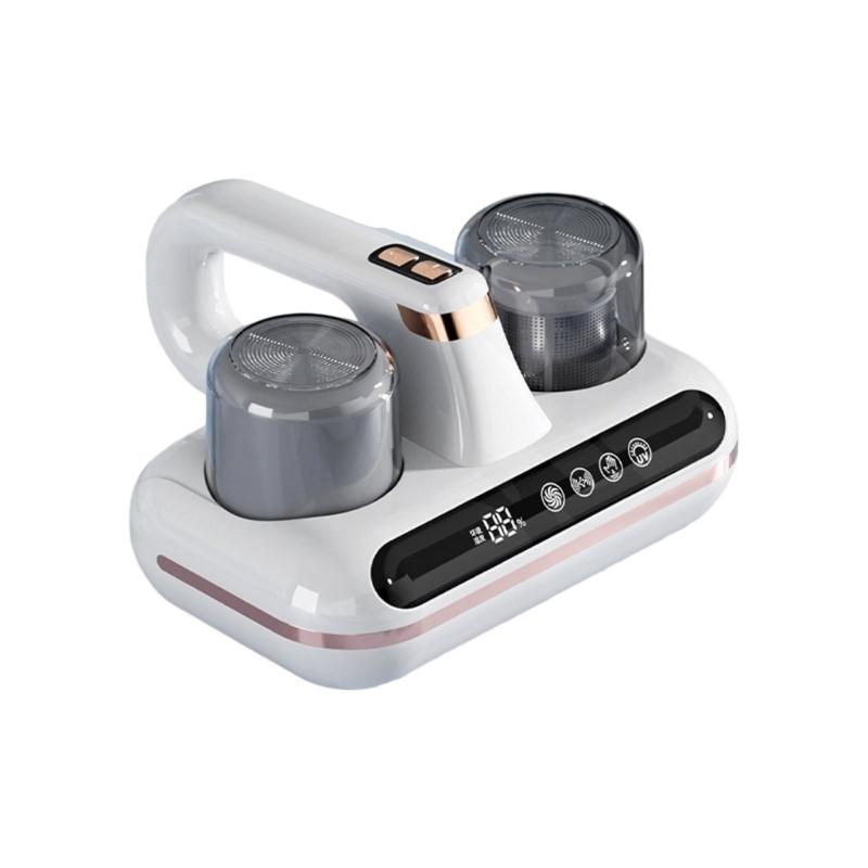 Bed Vacuum Cleaner Mattress Vacuum High Heating Upgraded Powerful Suction Handheld Vacuum Cleaner 80000 Time Beating белый