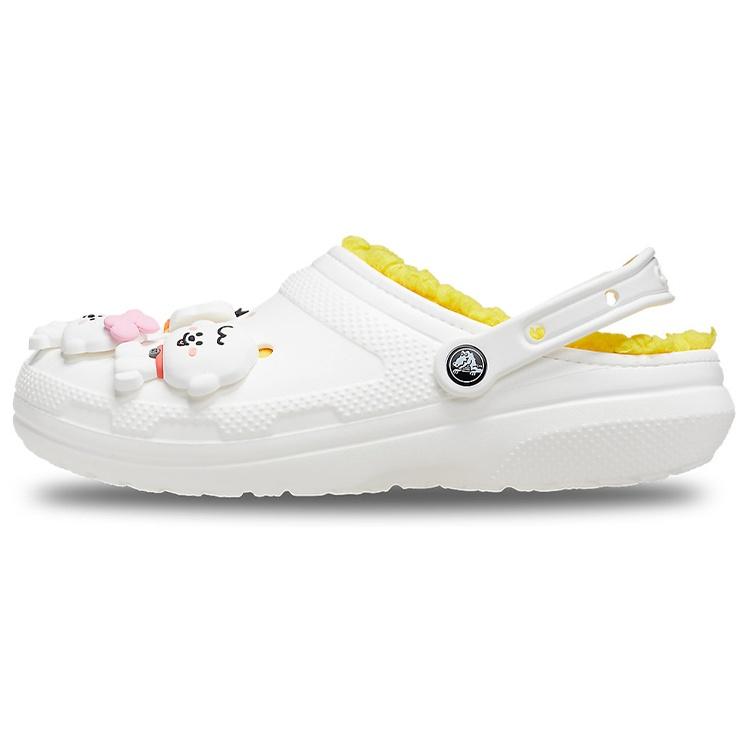 Crocs NEVERXCrocs Classic Cozy Stay Warm Crocs Sports Slippers Unisex Multi-Color Men s 207768-90H EU 36-37