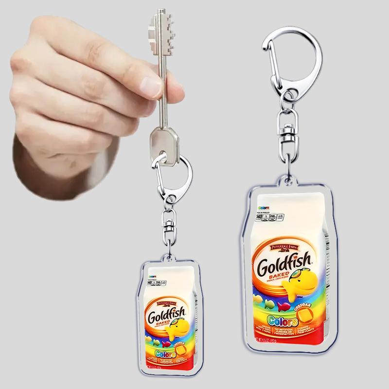 

Funny Food Chocolate Biscuit Keychains Creative Keyrings for Accessories Bag Key Chain Ring Jewelry Fans Gifts