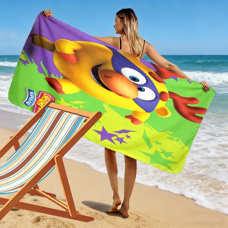 Smeshariki Towel, Large Soft Quick Dry Towel for Beach Camping Swimming