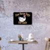 Vintage Metal Wall Poster Rooster for Kitchen