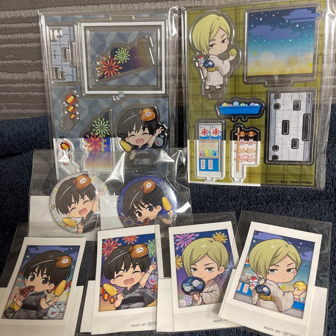 Used Jujutsu Kaisen Marukuji Kento Nanami Yu Haibara Acrylic Diorama Can Badge Purchase Bonus Set