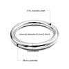 Brățări Clasice Lucioase Monocrome Placate cu Aur 18K PVD Oțel Inoxidabil 316L Tub Rotund Gol Brățări pentru Femei