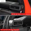 For Toyota Tacoma 2024 2025 ABS Accessories Gear Shift Panel / Water Cup / Read Light Lamp / Dashboard Air AC Outlet Cover Trim