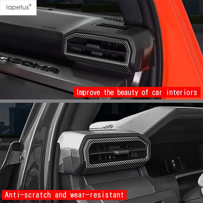 For Toyota Tacoma 2024 2025 ABS Accessories Gear Shift Panel / Water Cup / Read Light Lamp / Dashboard Air AC Outlet Cover Trim