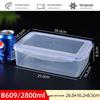 DM Rectangular Plastic Food Storage Container