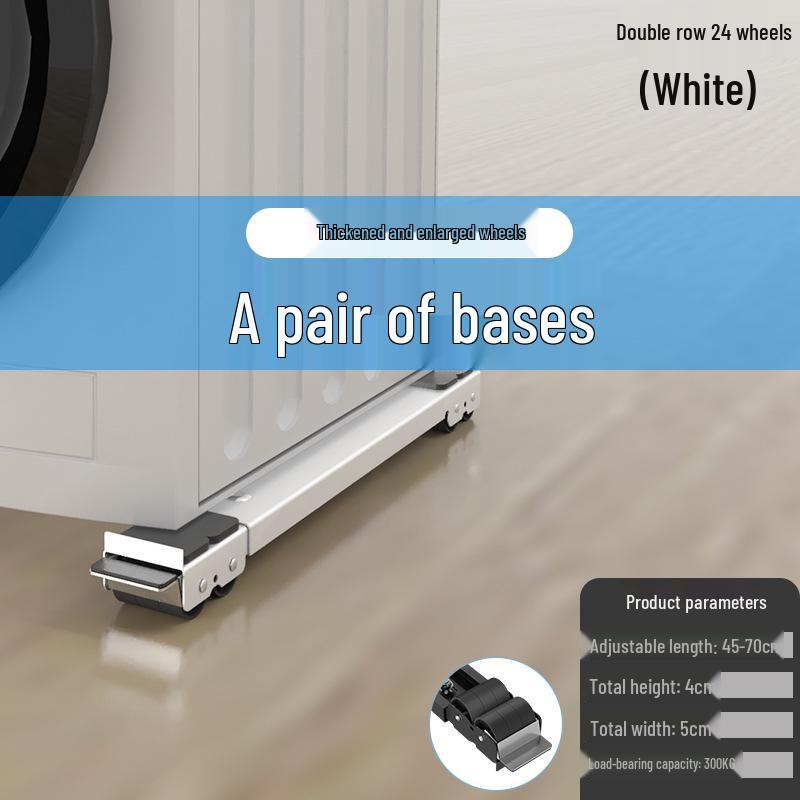 Washing Machine Base Bracket with Storage Rack Mat