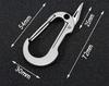 GoodsLand [Ultra-Small] Folding Carabiner Knife, Outdoor Camping Mini Knife, Folding Keychain, Fishing, Compact, Solo Camping Gear, GD-NFCAL