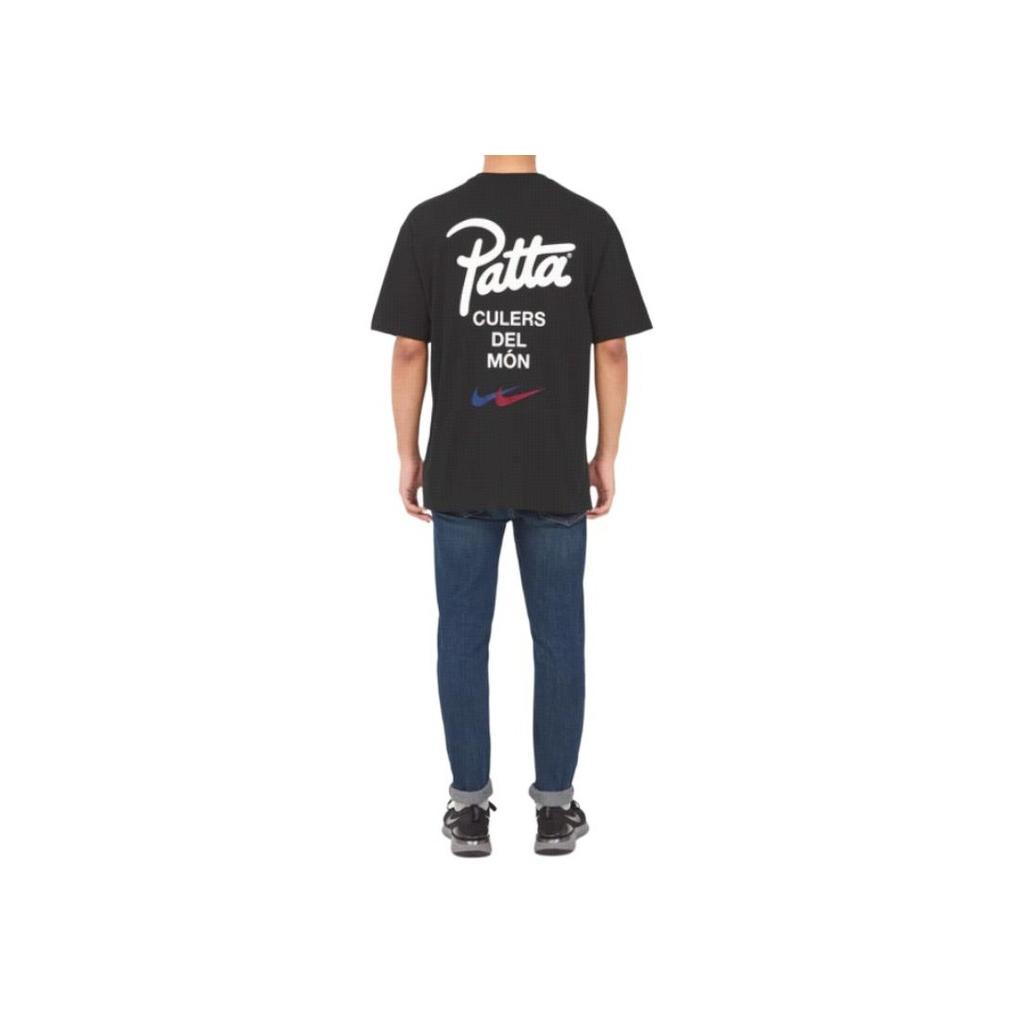 Nike FC Barcelona x Patta Max90 T-Shirt Black Men Tops FJ4208-010